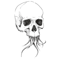 Skull T-Shirt: Skull by Olechka